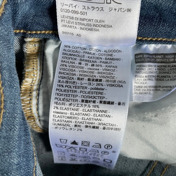 Levi's 711 Skinny Jeans Women's Medium Wash W27 L32 - Picture 15 of 15